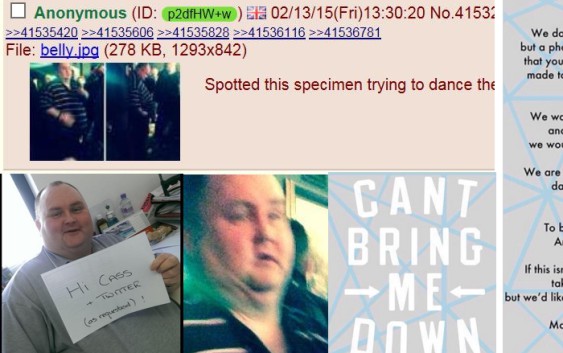 dancingmanfound mobbing