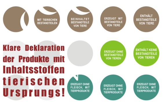enthält tierische Stoffe