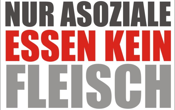 fleisch essen asozial