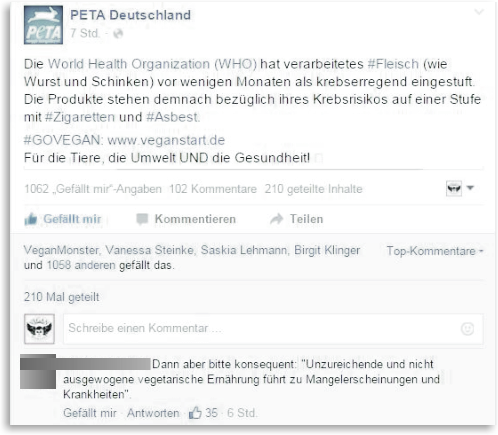 vegetarier mangelerscheinung ernaehrung