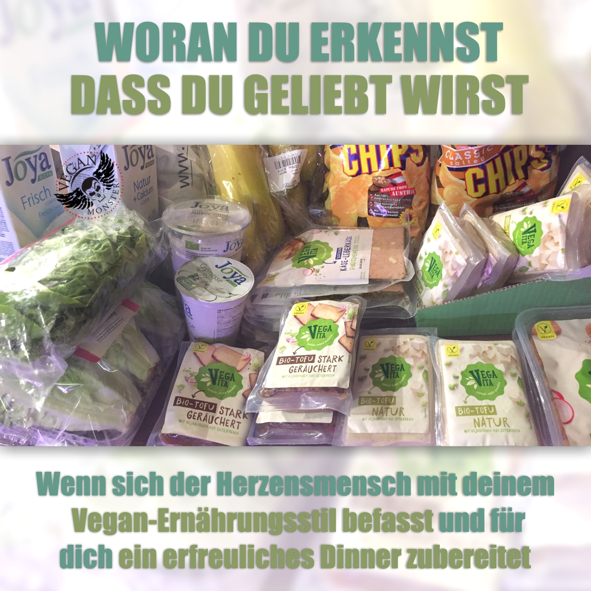 Liebe vegan verliebt