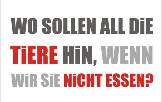 was passiert mit Tieren wenn wir Tiere nicht essen? Frage Veganer