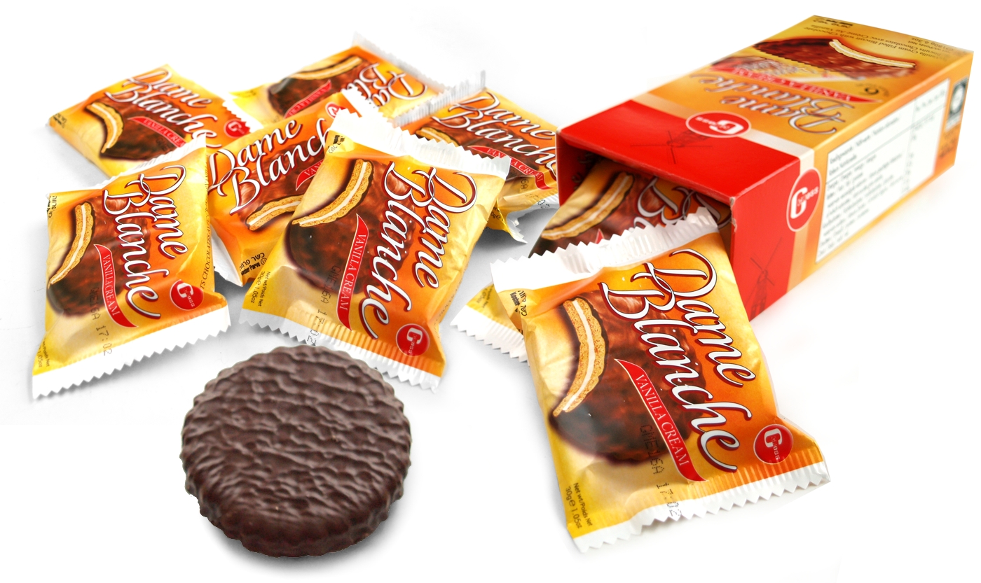 Dame Blanche Vegan Kekse Creme Schokolade Gross 
