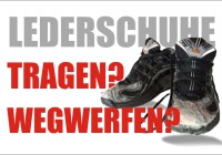 Lederschuhe wegwerfen?