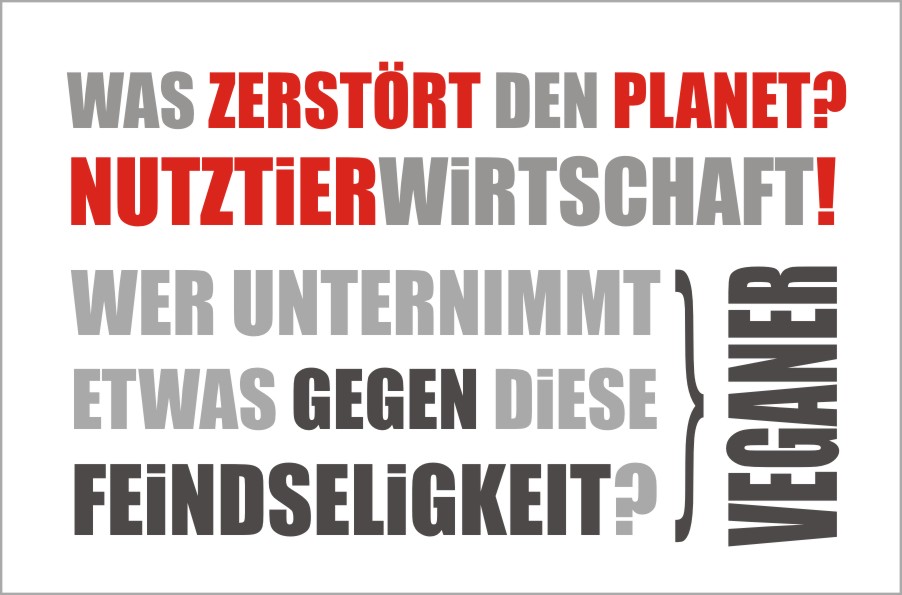 Nutztierwirtschaft PRO Planet Zerstörung