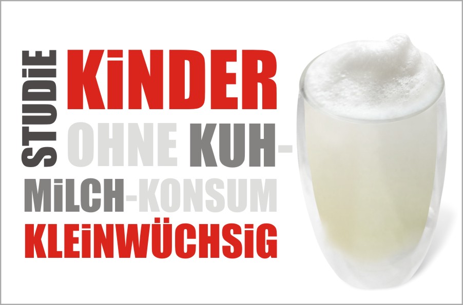 Kuhmilch trinkende Kinder sind größer als Pflanzenmilch trinkende Kinder