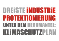 Klimaschutzplan oder doch Industrieschutzplan?