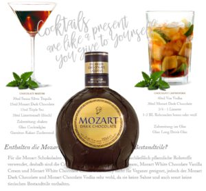 Schoko Likör Vegan Dark Chocolate Liqueure Mozart Austria