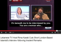 Moderatorin zensiert Islamisten Gequatsche