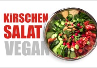 Rucola Salat mit Kirschen